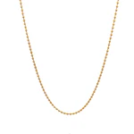 Cadena De Oro Amarillo 18K Bola Pellet