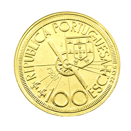 Moneda De Oro 100 Escudos Portugal Año 1987