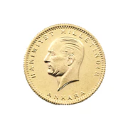 Moneda De Oro 100 Kurus Turquia Año 2016