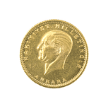 Moneda De Oro 100 Kurus Turquia Año 2023