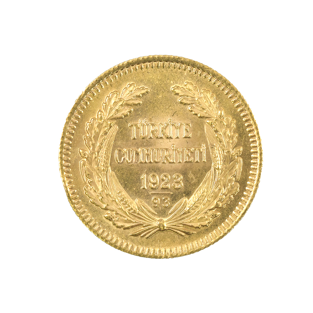 Moneda De Oro 100 Kurus Turquia Año 2023