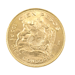 Moneda De Oro 21K 100 Pesos Chile Año 1948