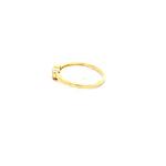 Anillo De Oro Amarillo 18K Punto De Luz 