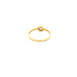 Anillo De Oro Amarillo 18K Punto De Luz 