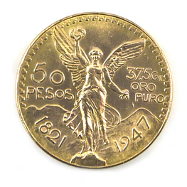 Moneda De 50 Pesos de México Centenario 1947