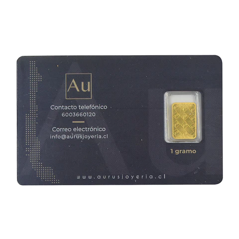 Barra De Oro 24K Mi Primera Inversión Clásico 