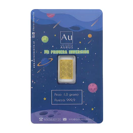 Barra De Oro 24K Mi Primera Inversión Galaxia 