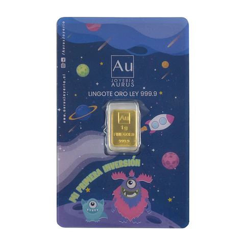 Barra De Oro 24K Mi Primera Inversión Galaxia 