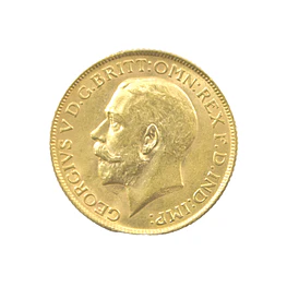 Moneda de Oro Sovereign Reino Unido Año 1912