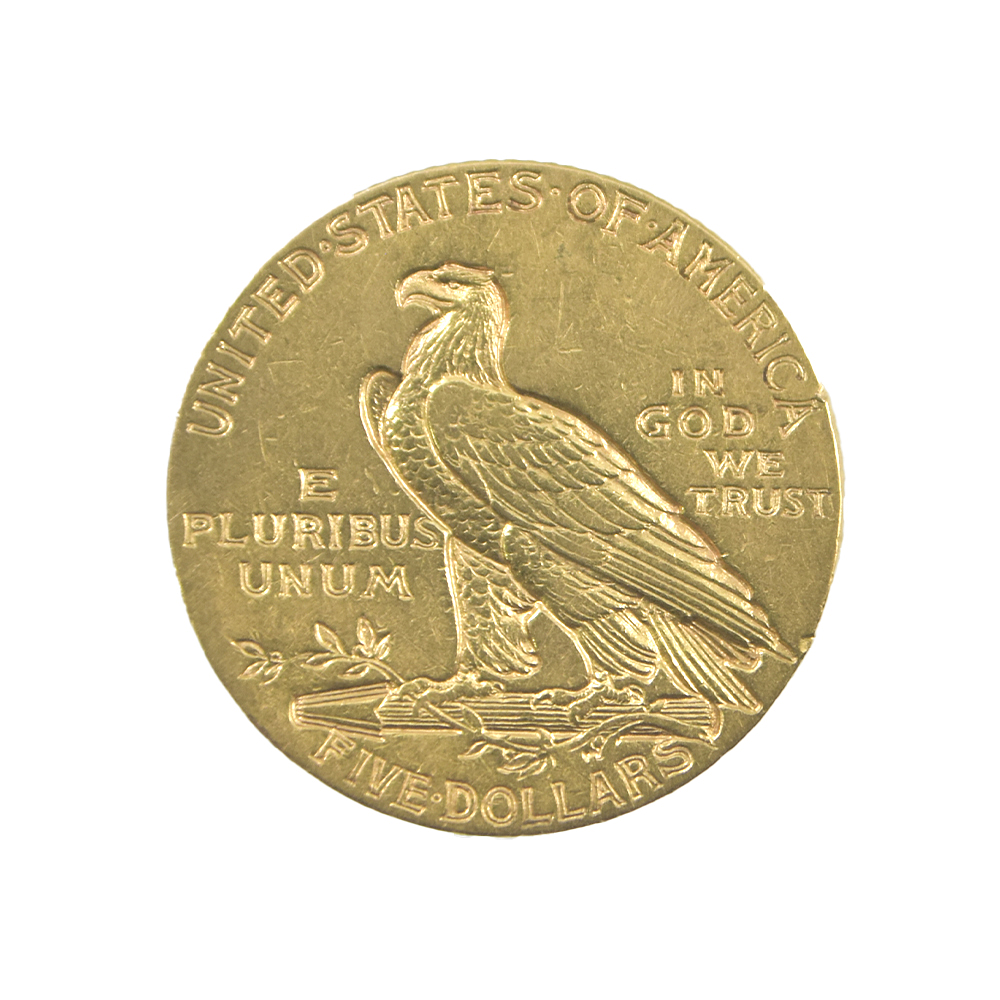 Moneda de Oro 5 Dólares Estados Unidos Año 1911 