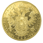 Moneda De Oro 4 Ducats Austria-Hungría Año 1915