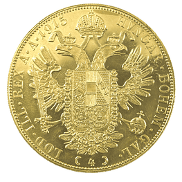 Moneda De Oro 4 Ducats Austria-Hungría Año 1915