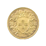 Moneda De Oro 20 Francos Suiza Año 1935