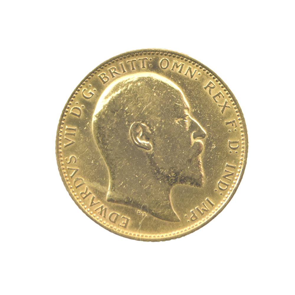 Moneda De Oro Sovereign Reino Unido Año 1905