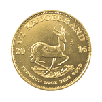 Moneda De Oro 1/2 Krugerrand Sudáfrica Año 2016