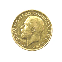 Moneda de Oro Sovereign Reino Unido Año 1925