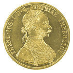 Moneda De Oro 4 Ducats Austria-Hungría Año 1915