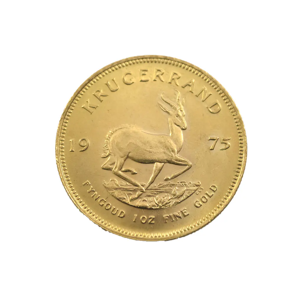 Moneda Extranjera Krugerrand de Sudáfrica - Año 1975