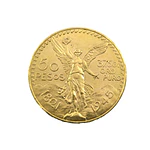 Moneda Extranjera de 50 Pesos de México - Centenario 1945