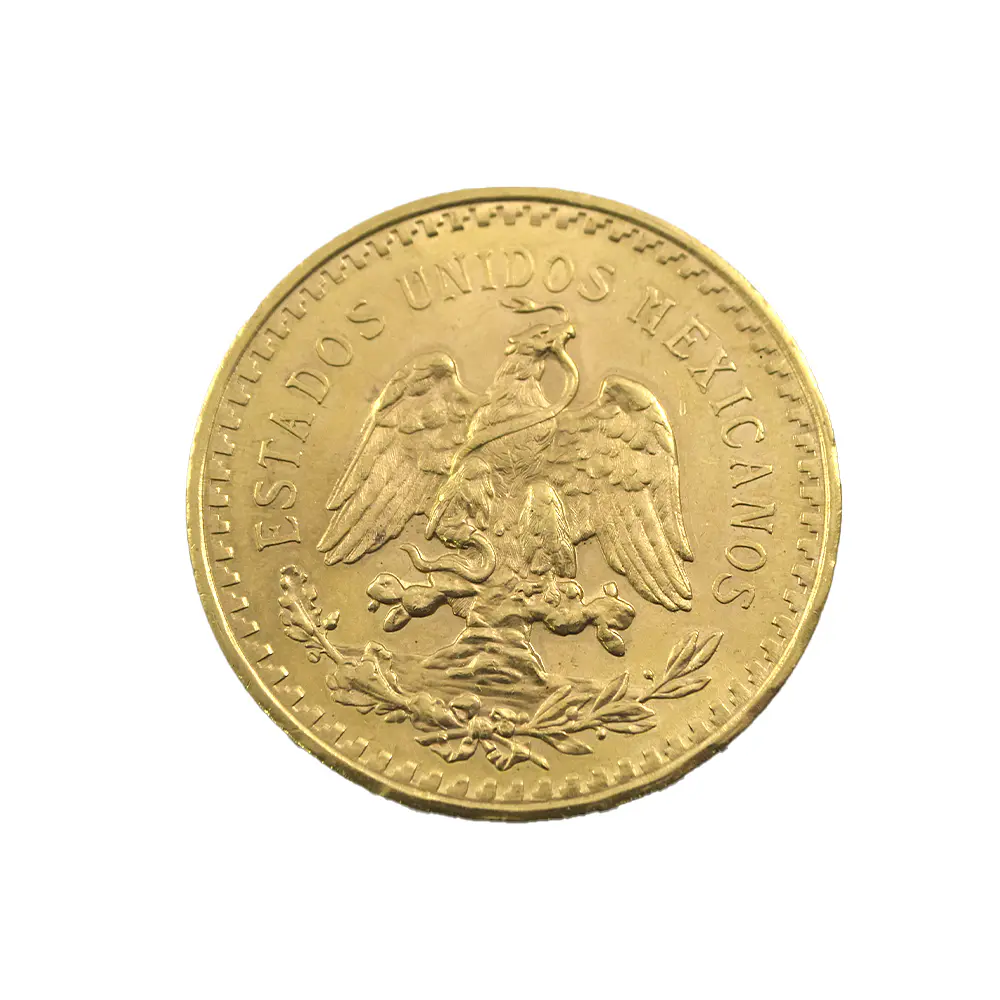 Moneda Extranjera de 50 Pesos de México - Centenario 1945