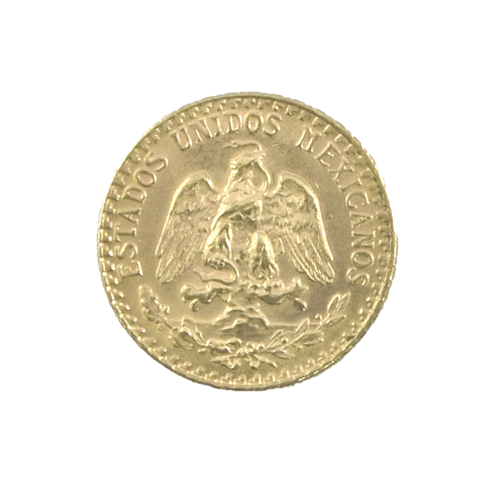Moneda Extranjera de 2 Pesos de México - Año 1945