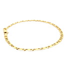 Pulsera De Oro Amarillo 18K Valentino Mateado