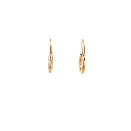 Aros De Oro Amarillo 18K Tubulares Lisos