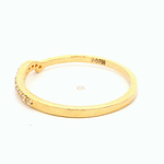 Anillo De Oro Amarillo 18K Cintillo 