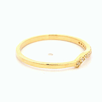 Anillo De Oro Amarillo 18K Cintillo 