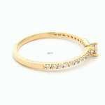 Anillo De Oro Amarillo 18K Cintillo 