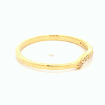 Anillo De Oro Amarillo 18K Cintillo 