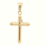 Colgante De Dos Oro 18K Crucifijo