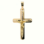 Colgante De Oro Amarillo 18K Crucifijo