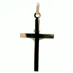 Colgante De Dos Oro 18K Crucifijo