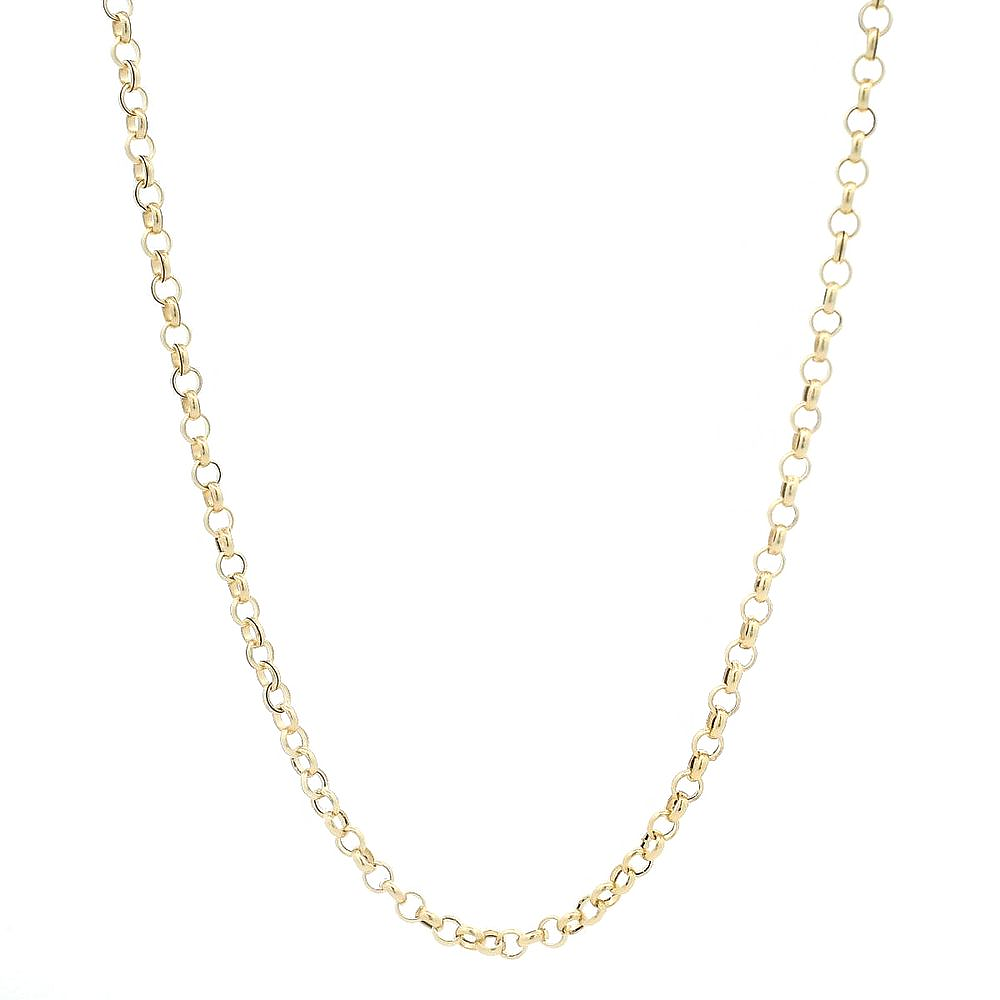 Cadena De Oro Amarillo 18K Rolo