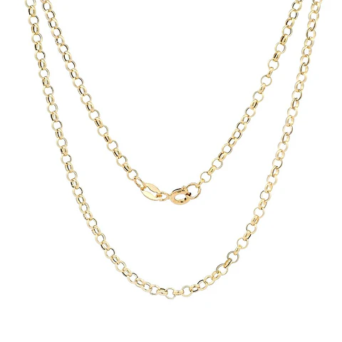 Cadena De Oro Amarillo 18K Rolo