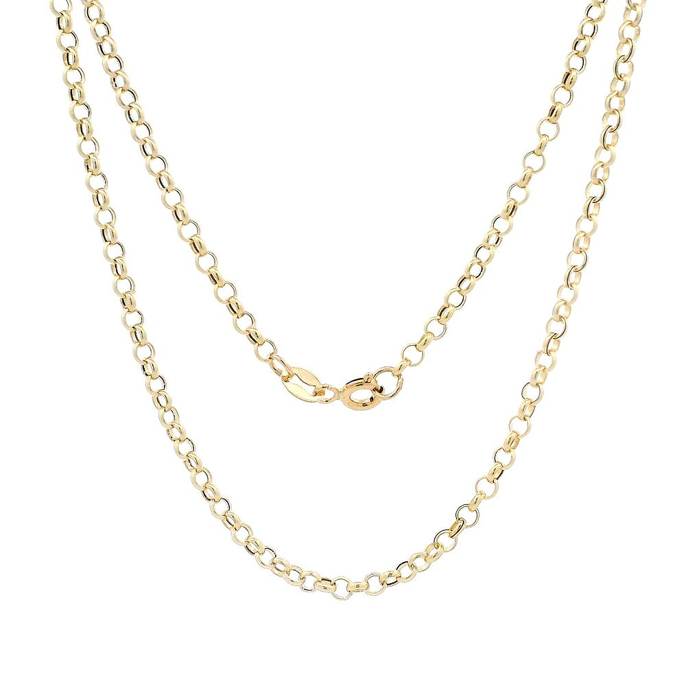 Cadena De Oro Amarillo 18K Rolo