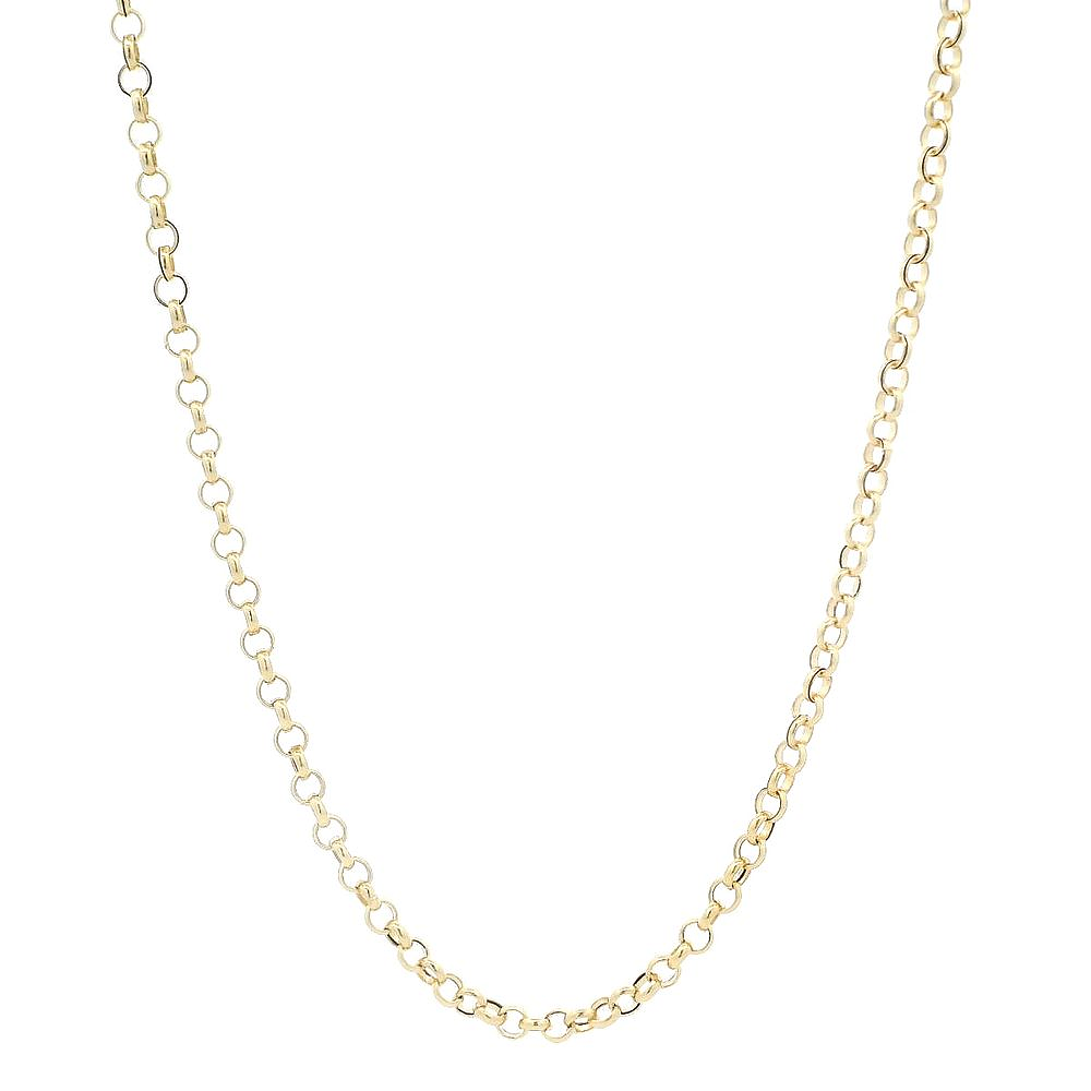 Cadena De Oro Amarillo 18K Rolo