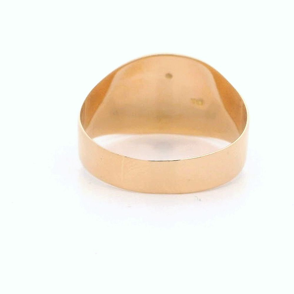 Anillo De Oro Rosado 18K Sello Liso