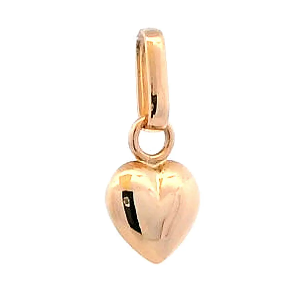 Colgante Oro Amarillo 18K Corazón Inflado