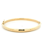 Pulsera Oro Rosado 18K Esclava Lisa