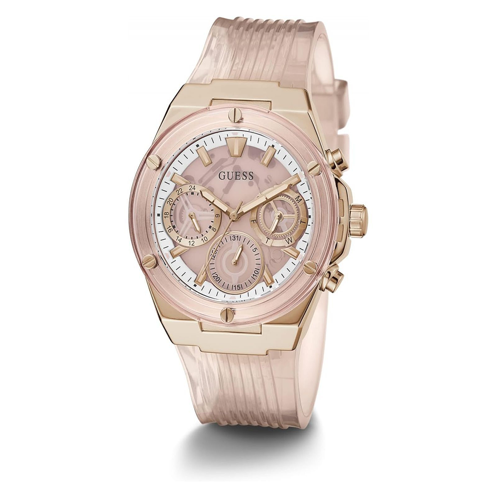 Reloj Guess GW0409L3 ATHENA Quartz para Mujer - Modelo Rosado