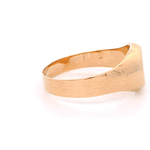 Anillo De Oro Amarillo 18K Sello Ovalado