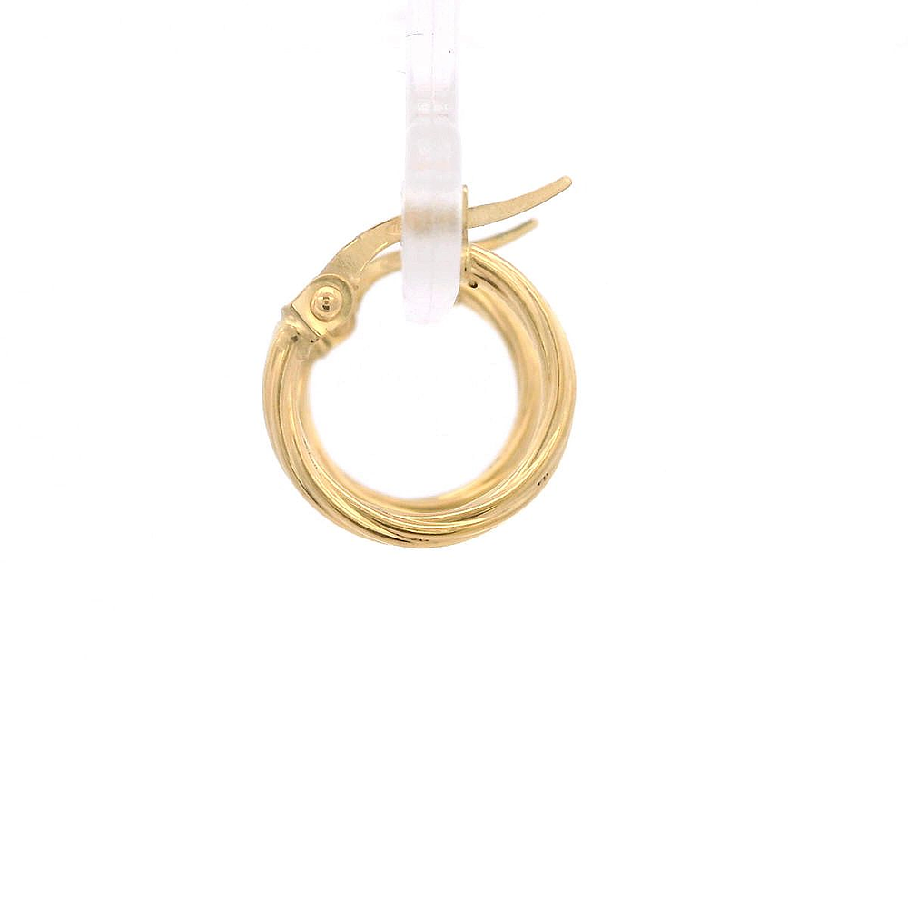 Aros Oro Amarillo 18K - Tubulares