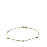 Pulsera Oro Amarillo 18K - Labrada con Esferas Tres Oros