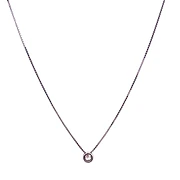 Cadena Oro Blanco 18K - Veneciana con Punto de Luz