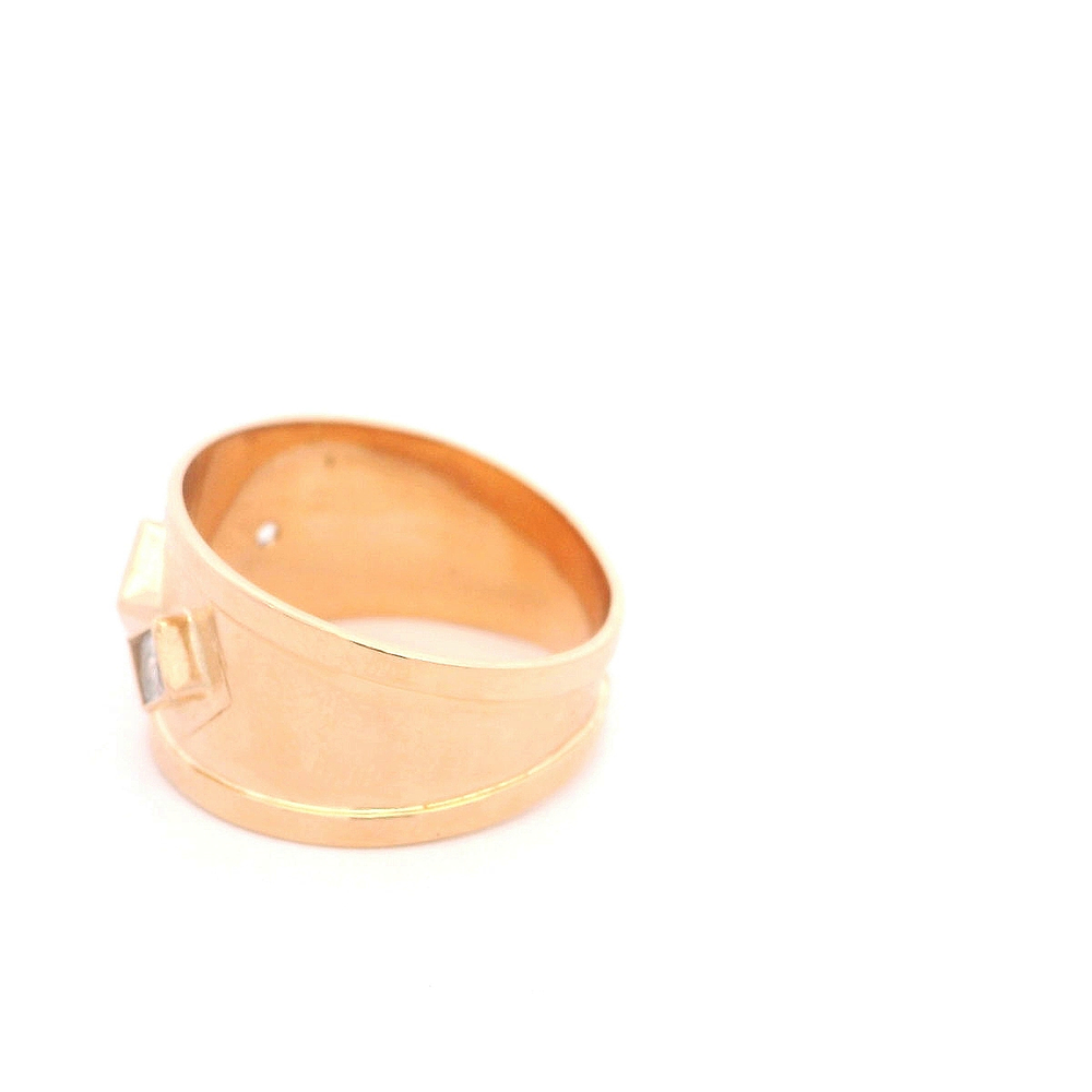 Anillo de Oro Rosado 18K Bombe Trilogy