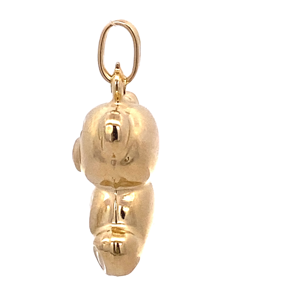 Colgante de Oro Amarillo 18K Oso Bombe