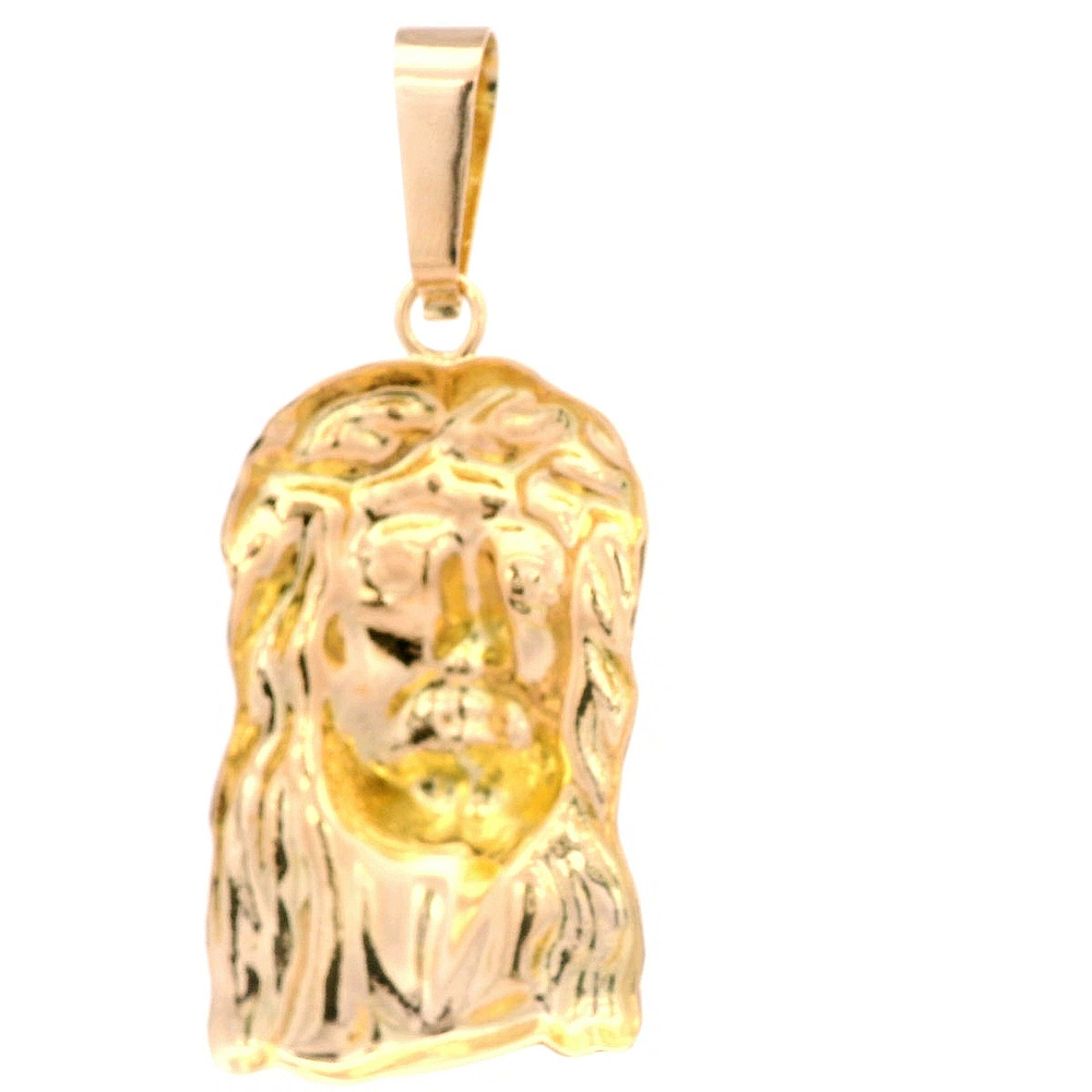 Colgante de Oro Amarillo 18K Rostro de Cristo