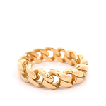 Anillo de Oro 18K Estilo Groumet Calado